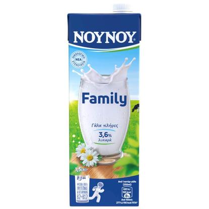 Εικόνα της ΝΟΥΝΟΥ FAMILY ΓΑΛΑ 3,6% ΛΙΠΑΡΑ 1,5L