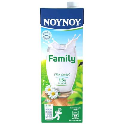 Εικόνα της ΝΟΥΝΟΥ FAMILY ΓΑΛΑ 1,5% ΛΙΠΑΡΑ 1,5L