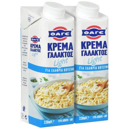 Εικόνα της ΦΑΓΕ ΚΡΕΜΑ ΓΑΛΑΚΤΟΣ LIGHT 330ML(2T)