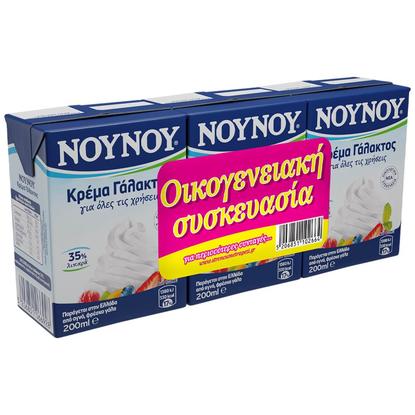 Εικόνα της ΝΟΥΝΟΥ ΚΡΕΜΑ ΓΑΛΑΚΤΟΣ ΠΛΗΡΗΣ 200ML (3Τ)