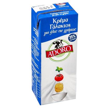 Εικόνα της ADORO ΚΡΕΜΑ ΓΑΛΑΚΤΟΣ 35% ΛΙΠ. 200ML