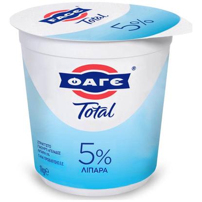 Εικόνα της TOTAL ΓΙΑΟΥΡΤΙ ΣΤΡΑΓΓΙΣΤΟ 5% ΛΙΠΑΡΑ 1KG
