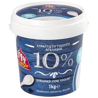 Εικόνα της MY GUSTO ΓΙΑΟΥΡΤΙ ΣΤΡΑΓΓΙΣΤΟ 10% ΛΙΠΑΡΑ 1ΚG EL-ELGO 19.974