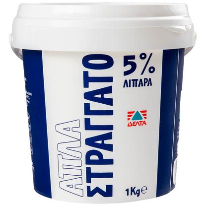 Εικόνα της ΔΕΛΤΑ ΑΠΛΑ ΣΤΡΑΓΓΑΤΟ ΕΠΙΔΟΡΠΙΟ ΓΙΑΟΥΡΤΙΟΥ 5% ΛΙΠΑΡΑ 1KG