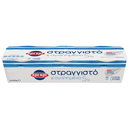Εικόνα της ΚΡΙ ΚΡΙ ΓΙΑΟΥΡΤΙ ΣΤΡΑΓΓΙΣΤΟ 5% 200G (3Τ.)