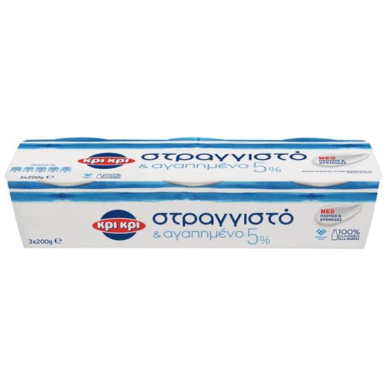 Εικόνα της ΚΡΙ ΚΡΙ ΓΙΑΟΥΡΤΙ ΣΤΡΑΓΓΙΣΤΟ 5% 200G (3Τ.)
