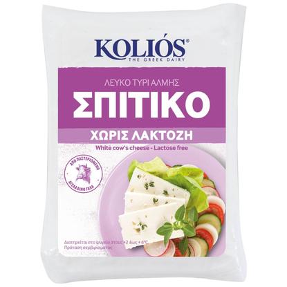 Εικόνα της ΚΟΛΙΟΣ ΣΠΙΤΙΚΟ ΛΕΥΚΟ ΤΥΡΙ ΧΩΡΙΣ ΛΑΚΤΟΖΗ 300G