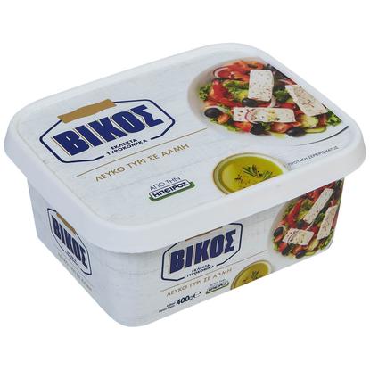 Εικόνα της ΒΙΚΟΣ ΛΕΥΚΟ ΤΥΡΙ ΣΕ ΑΛΜΗ 400G.