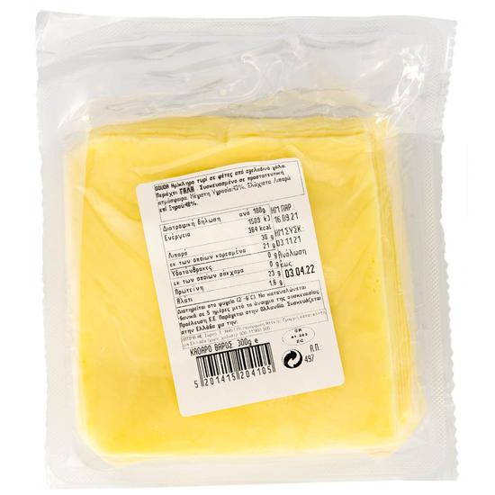 Εικόνα της GOUDA ΗΜΙΣΚΛΗΡΟ ΤΥΡΙ ΣΕ ΦΕΤΕΣ 300G