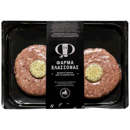 Εικόνα της ΦΑΡΜΑ ΕΛΑΣΣΟΝΑΣ BURGER ΝΩΠΟ 300G