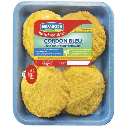 Εικόνα της MIMIKOS CORDON BLEU ΚΟΤΟΠΟΥΛΟΥ ΝΩΠΟ ΕΛΛΗΝΙΚΟ 480 G.