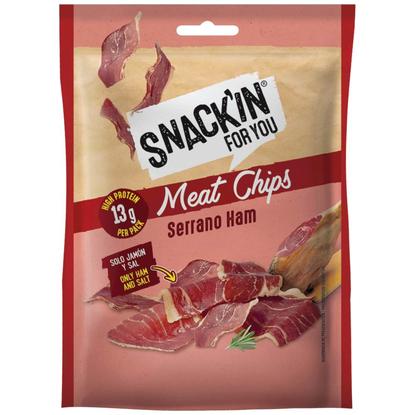 Εικόνα της SNACK'IN FOR YOU MEAT CHIPS SERRANO HAM 20G