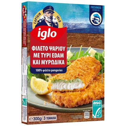 Εικόνα της CAPTAIN IGLO ΦΙΛΕΤΟ ΨΑΡΙΟΥ ΜΕ ΤΥΡΙ & ΜΥΡΩΔΙΚΑ ΚΤΨ 300G