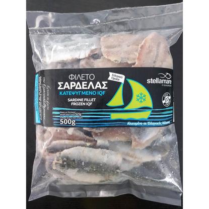 Εικόνα της STELLAMARE ΣΑΡΔΕΛΑ ΦΙΛΕΤΟ IQF ΕΛΛΑΔΟΣ (FAO 37) ΚΤΨ 500G
