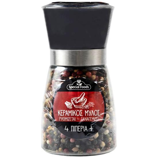 Εικόνα της SPECIAL FOODS 4 ΠΙΠΕΡΙΑ & ΚΟΛΙΑΝΔΡΟ ΜΥΛΟΣ 80G