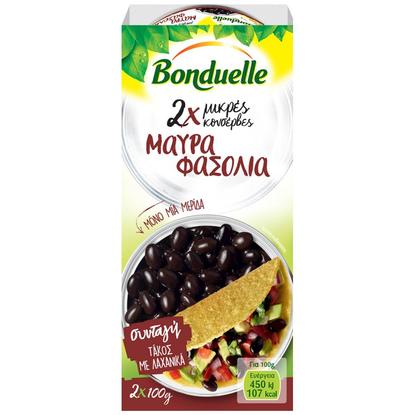 Εικόνα της BONDUELLE ΜΑΥΡΑ ΦΑΣΟΛΙΑ 100G (2ΤΕΜ)