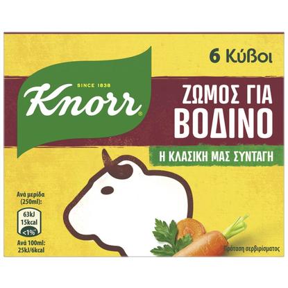 Εικόνα της KNORR ΖΩΜΟΣ ΒΟΔΙΝΟ (6ΤΕΜ.) 3L