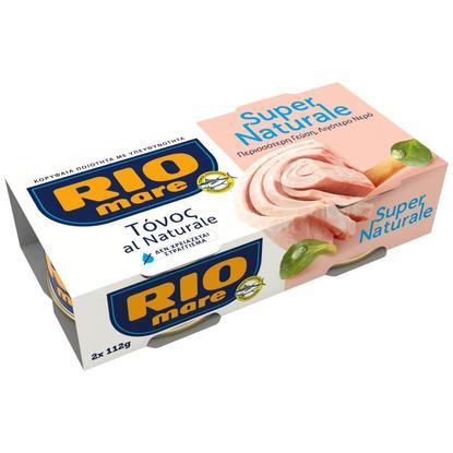 Εικόνα της RIO MARE ΤΟΝΟΣ SUPER NATURALE 112G(2ΤΕΜ)(ΣΤΡΑΓ ΒΑΡΟΣ 224G)