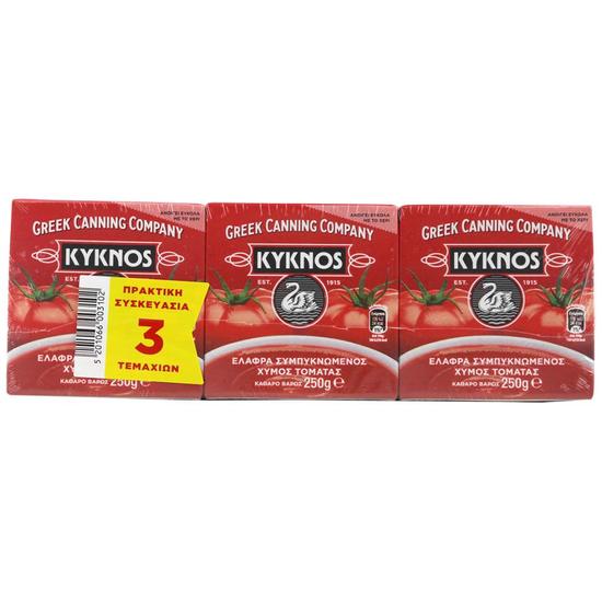 Εικόνα της KYKNOS ΧΥΜΟΣ ΤΟΜΑΤΑΣ 250G (3ΤΕΜ)