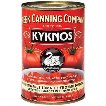 Εικόνα της KYKNOS ΤΟΜΑΤΕΣ ΨΙΛΟΚΟΜΜΕΝΕΣ 400G (ΣΤΡ.ΒΑΡΟΣ 240G)
