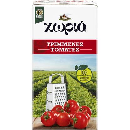 Εικόνα της ΧΩΡΙΟ ΤΟΜΑΤΕΣ ΤΡΙΜΜΕΝΕΣ ΧΑΡΤΙΝΟ 500G