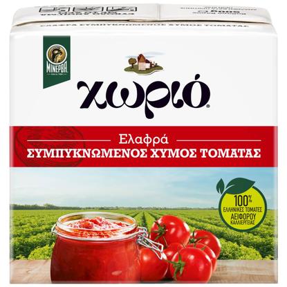 Εικόνα της ΧΩΡΙΟ ΕΛΑΦΡΑ ΣΥΜΠΥΚΝΩΜΕΝΟΣ ΧΥΜΟΣ ΤΟΜΑΤΑΣ 500G