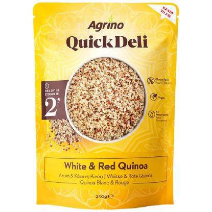 Εικόνα της AGRINO QUICK DELI ΛΕΥΚΗ & ΚΟΚΚΙΝΗ ΚΙΝΟΑ 250G