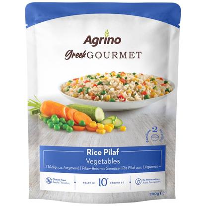 Εικόνα της AGRINO GREEK GOURMET ΠΙΛΑΦΙ ΜΕ ΛΑΧΑΝΙΚΑ 200G