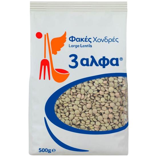 Εικόνα της "3" ΑΛΦΑ ΦΑΚΕΣ ΧΟΝΔΡΕΣ 500 G