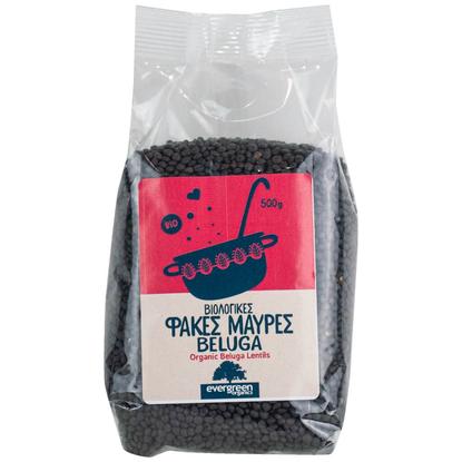 Εικόνα της EVERGREEN ORGANINCS ΦΑΚΕΣ ΜΑΥΡΕΣ BELUGA BIO 500G