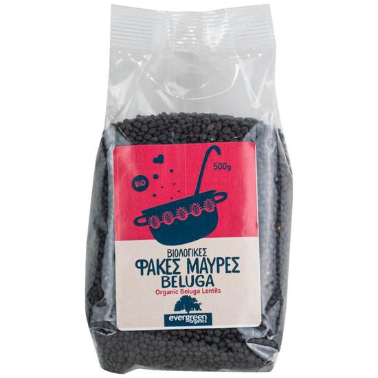 Εικόνα της EVERGREEN ORGANINCS ΦΑΚΕΣ ΜΑΥΡΕΣ BELUGA BIO 500G