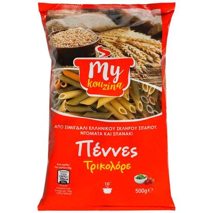 Εικόνα της MY KOUZINA ΠΕΝΝΕΣ TRICOLORE 500G