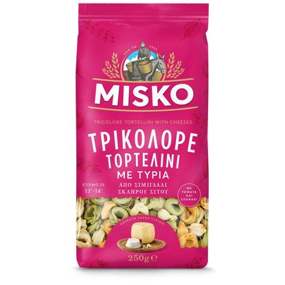 Εικόνα της MISKO TORTELLINI ΤΡΙΚΟΛΟΡΕ ΜΕ ΤΥΡΙ 250G