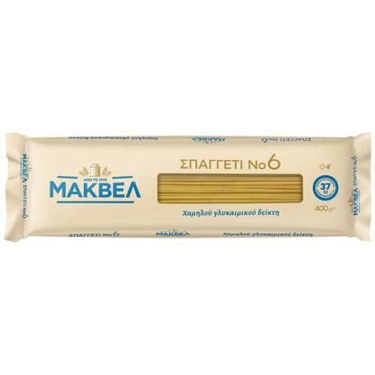 Εικόνα της ΜΑΚΒΕΛ ΣΠΑΓΓΕΤΙ ΝΟ 6 ΧΑΜΗΛΟΥ ΓΛΥΚΑΙΜΙΚΟΥ ΔΕΙΚΤΗ 400G