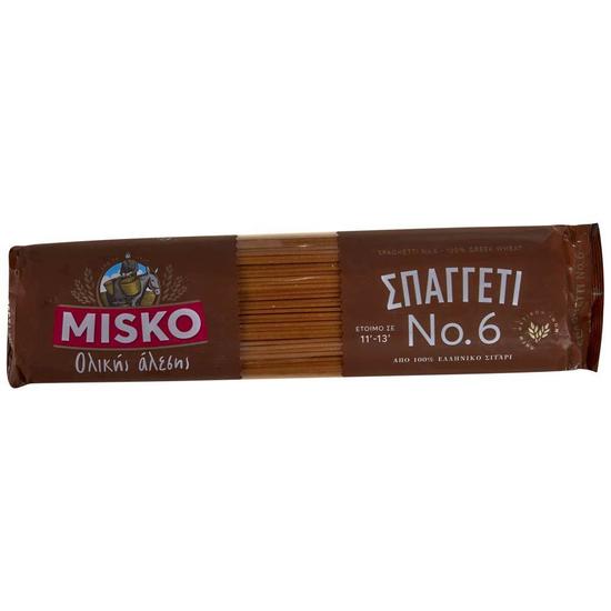 Εικόνα της MISKO ΣΠΑΓΓΕΤΙ ΝΟ 6 ΟΛΙΚΗΣ ΑΛΕΣΗΣ 500G