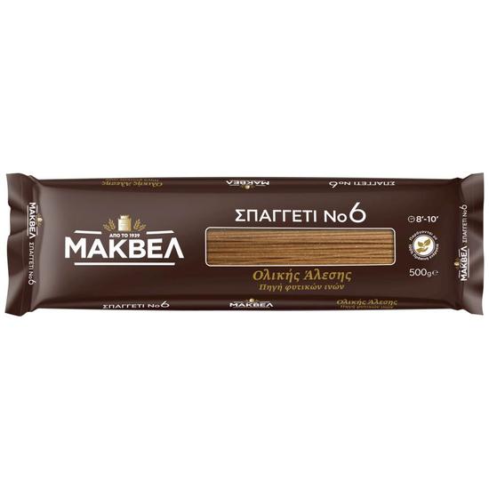 Εικόνα της ΜΑΚΒΕΛ ΣΠΑΓΓΕΤΙΝ NO6 ΟΛΙΚΗΣ ΑΛΕΣΗΣ 500G